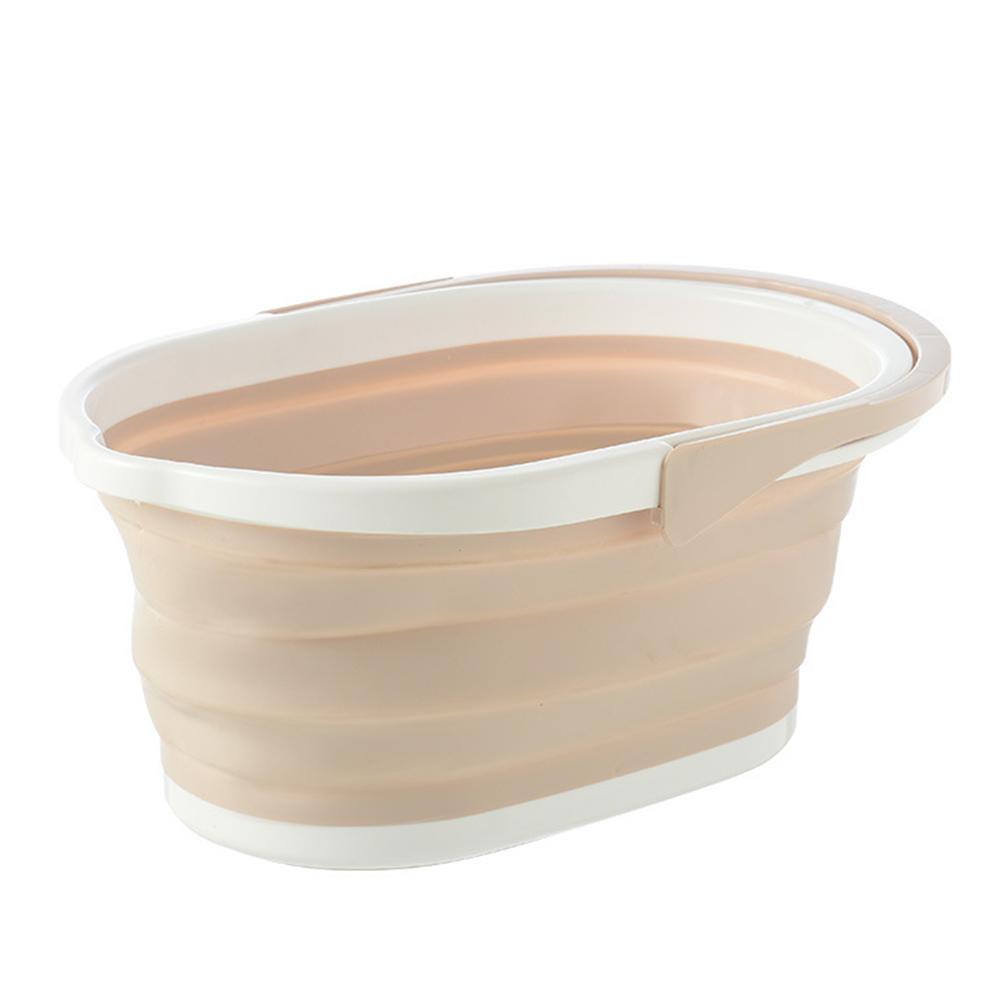 Portable Folding Car Wash Bucket Foldable Mop Water Mop Bucket Household Large Thickened Plastic Storage Bucket