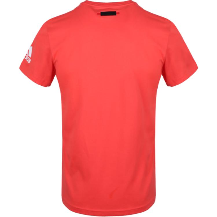 Adidas Mcode Graph Tee Round Neck Fashion Comfortable Short Sleeve T-Shirt Men Tops Red DV2967