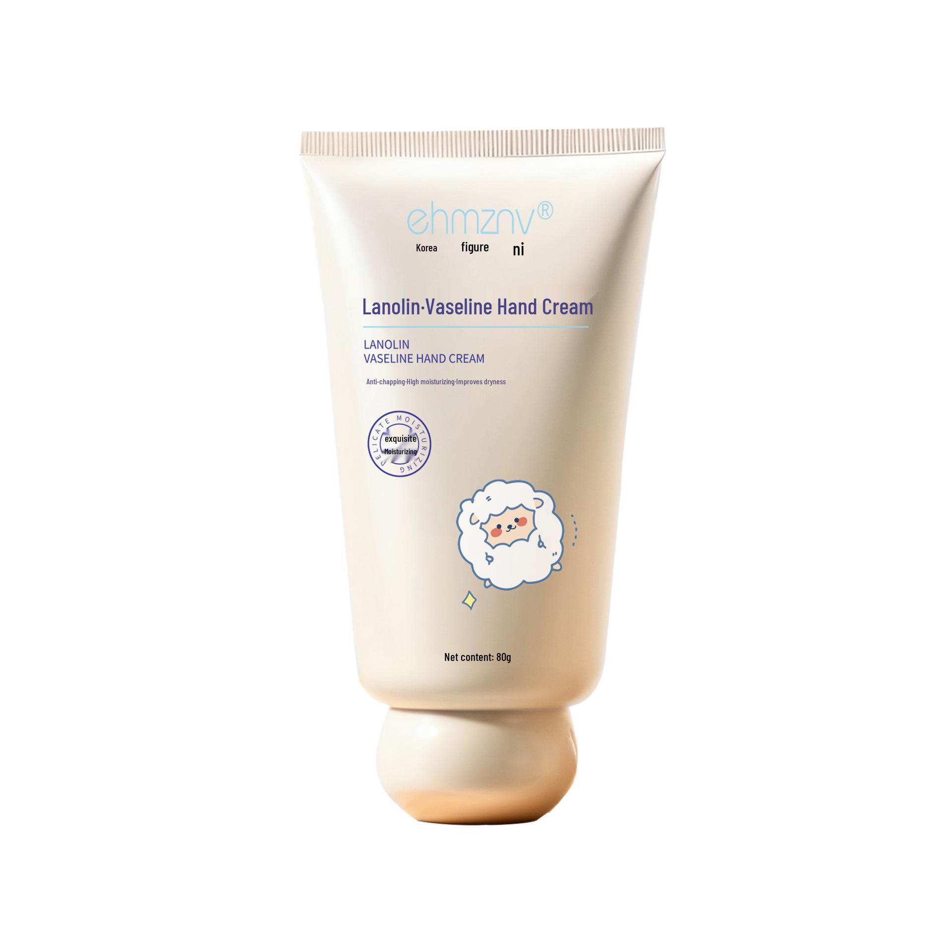 Vaseline Lanolin Hand Cream for Dryness: Moisturizing, Hydrating, Softening, Beautifying Care