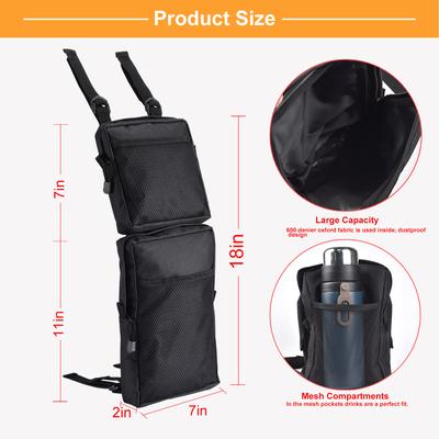 2pcs ATV Bag 600D Oxford ATV Fender Bag Motorcycle Saddlebag Tank Bag Luggage Cargo Storage Bag for Yamaha for