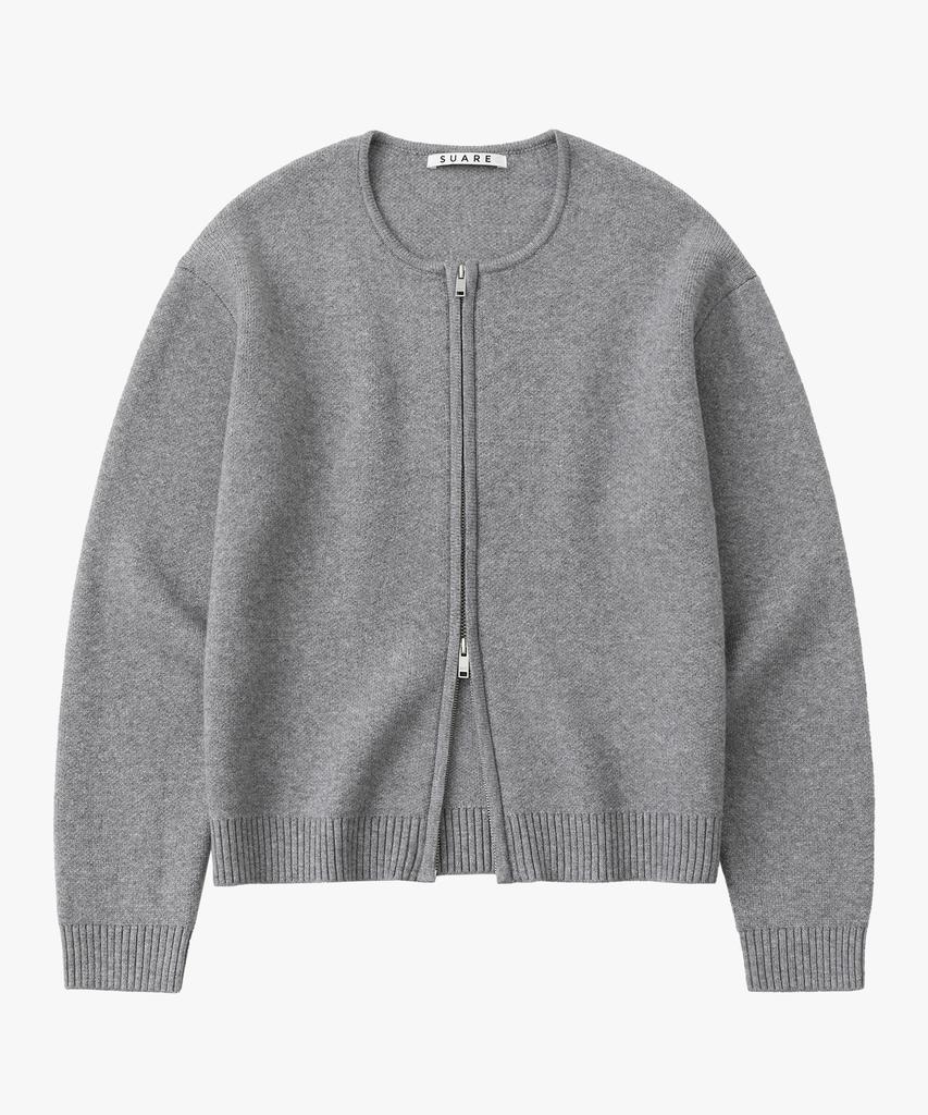 SUARE WOMEN Chromatic Washable Zip-Up Cardigan - 4 Colors