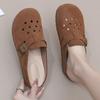 Hollow Hole Shoes Slippers Bag Head Soft Sole Lazy Slippers Retro Casual Half Drag