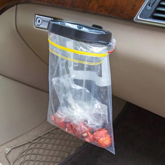 Self Adhesive Vehicle Auto Car Trash Holder Garbage Bag Rubbish Bin Hanging Rack