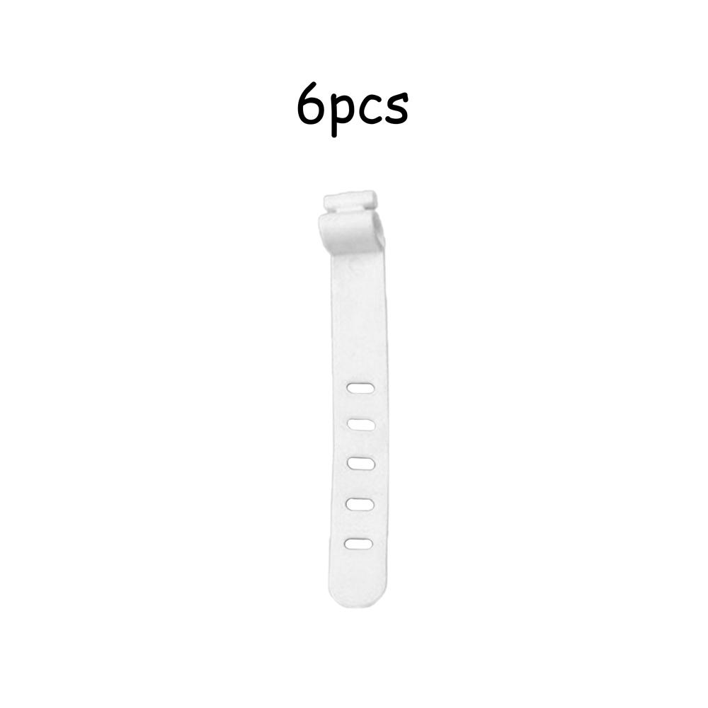 6 Pcs Of Data Cable Ties, Headphone Cable Ties, Charging Cable Ties, Portable Fixed Cable Organizer For Organizing Cable Ties