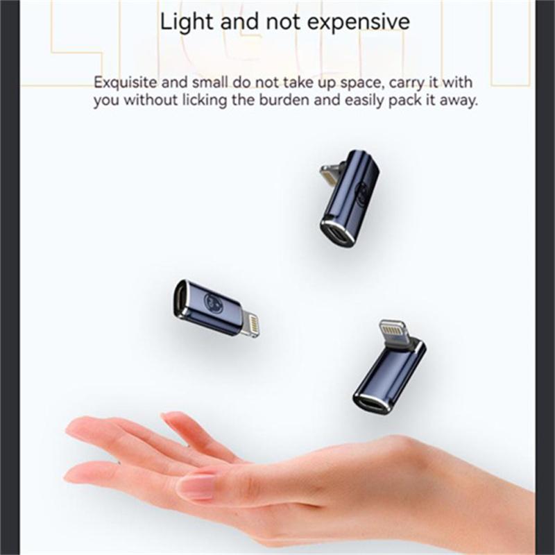 Typ-C Buchse auf Lightning Adapter Kompatibel für iOS Handykabel mit Emarker Chip 27W