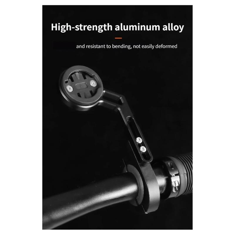 Bike Computer Mount Kit Aluminum Alloy Material Simple Setup Universal Compatibility Secure Mounting for Rough Terrains