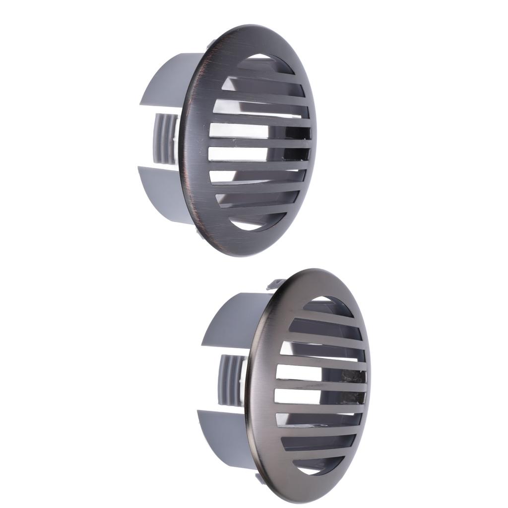 4Pcs 3in/76mm RV Air Louver Ceiling Vent 316 Stainless Steel Boat Ventilation Cover Round Air Vent L