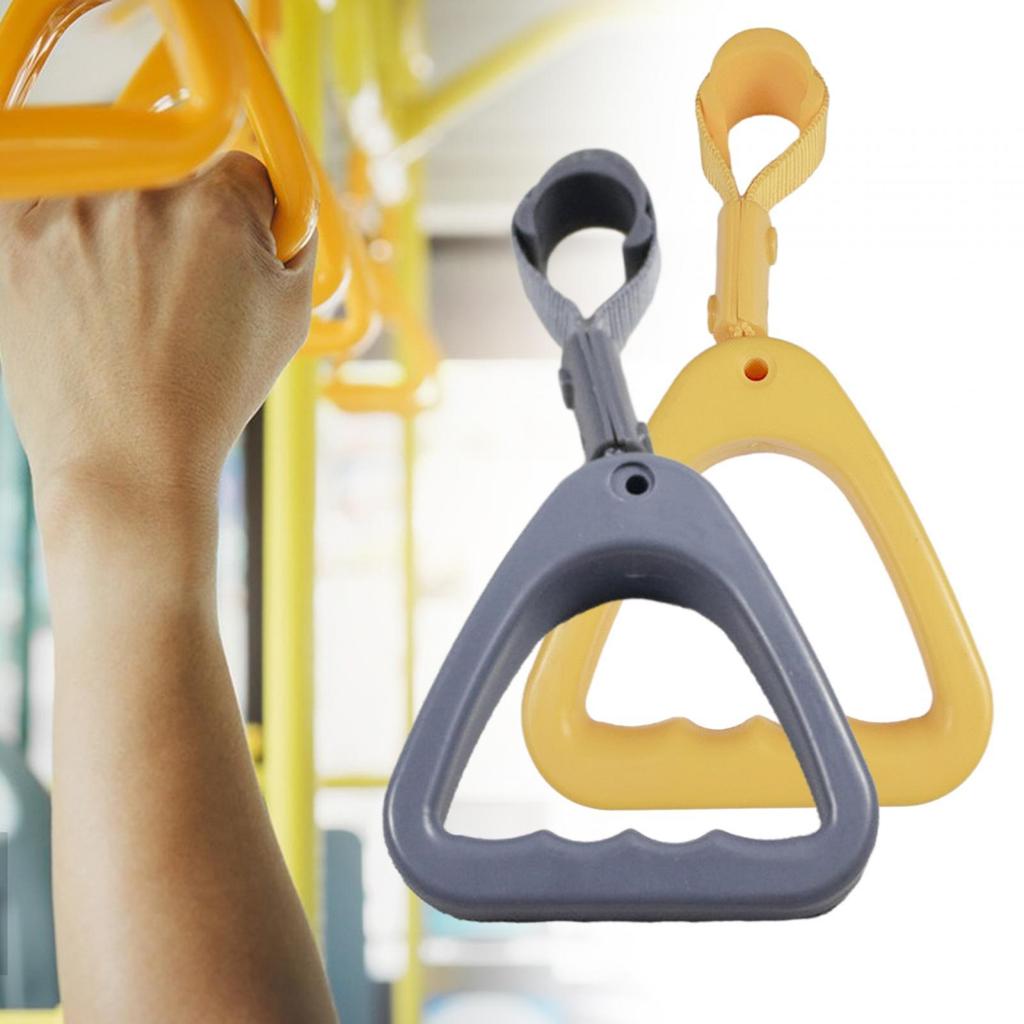 Bus Handle Car Handle Hang Ring Hand Strap Triangle Handle Accessories Replacement Parts Professional Convenient Assemble Sturdy