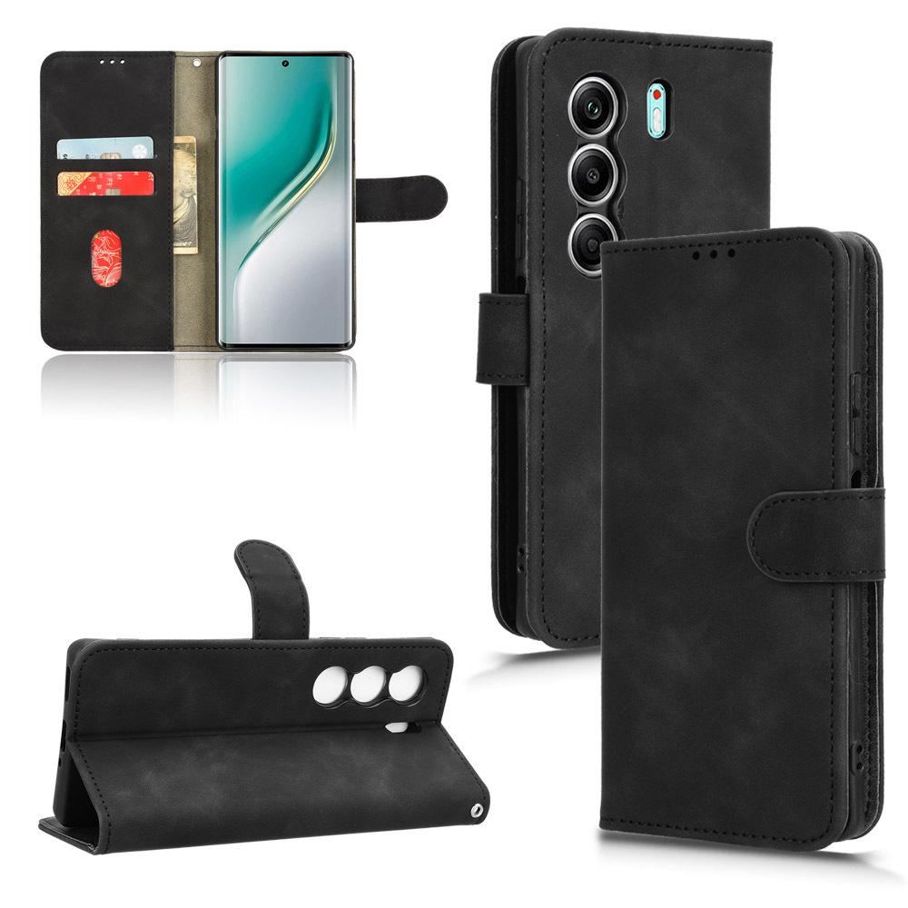 

Flip Cases for Tecno Camon 40 Pro PU Leather Full-Body Protection With [RFID Blocking] Shockproof Phone Case for Tecno Camon 40 Pro чорний