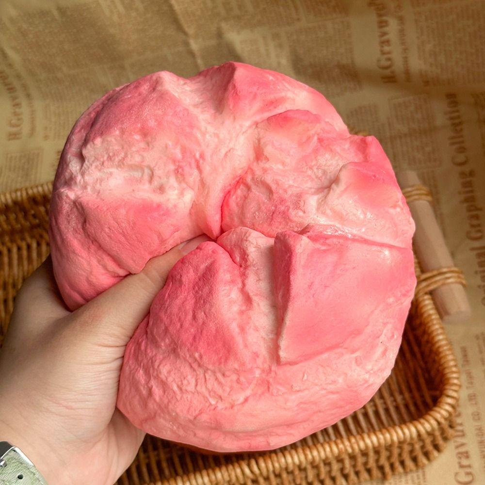Slow Rising Bread Squeeze Toy Prank Decoration Simulated Bread Squishy Funny ASMR