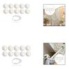 Faux Pearl Bead String Pendant Premium, Versatile Elegant, DIY Home Decor Hanging Decor, Simulated Pearl Bead for Indoor Outdoor