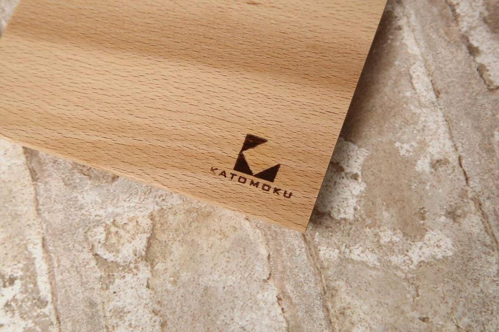 KATOMOKU Luxurious Printing Mat Made from Solid Wood and Natural Leather, 45° Surface, Light Blue, km-04LB