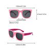 Kids Outdoor Foldable Sunglasses Baby Boys Girls Travel Goggle Shades Eyewear Vintage Square Frame Uv Sun Glasses For Childre