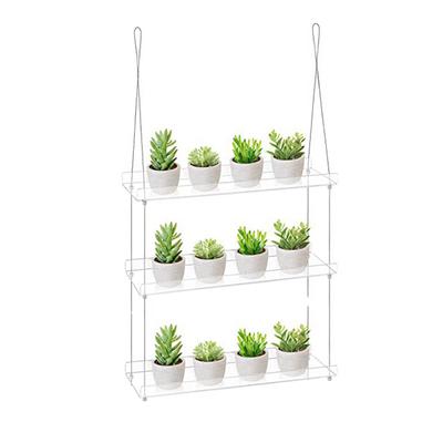 M-Modern-3-Tier Window Plant Shelves 16 Inch, Acrylic Adjustable Hanging Floating Shelf, Window Sill Extender For Indoor Plants