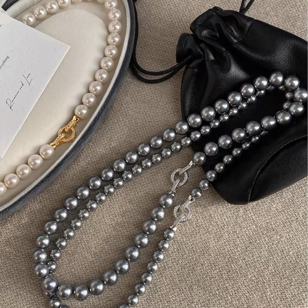 New Elegant Multi-layer Pearl Sweater Chain Necklace - Light Luxury Pendant for Women