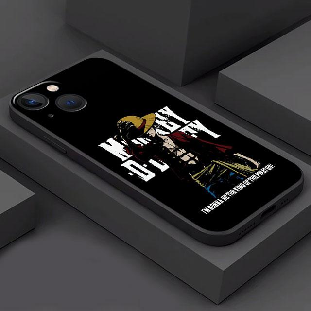 Silicone Phone Case for iPhone 8 14 Plus SE 6s 11 12 Mini XR 7 13 Pro Max Cases XS X 14 Pro Max 6 12pro Anime 1 Pieces Cover