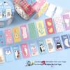Xin's Lover Series: Warm Light Die-cut Washi Tape, Cute Illustration Planner Stickers.