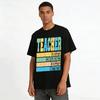 Retro Teacher Themed Print T-Shirt For Educators Dedicated Tops Pure cotton T-shirt