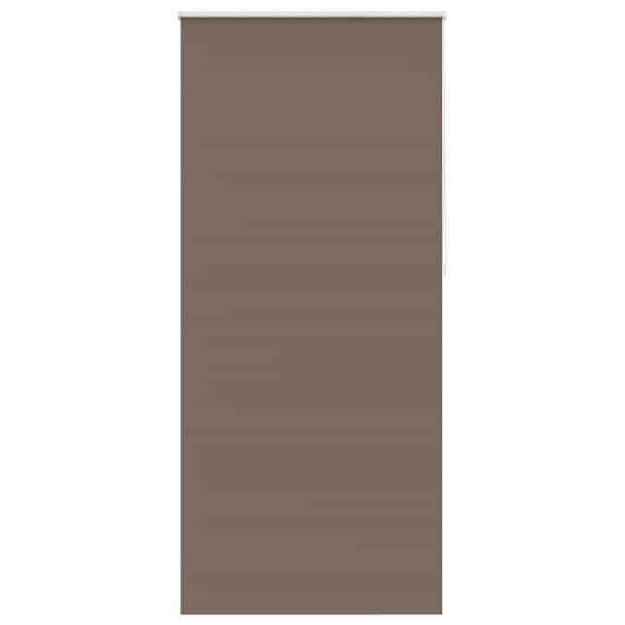 Blackout Roller Blind 80 X 230 Cm Brown 240147