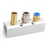 Aluminium Splitter 1/2" Pt Thread Port 2 3 4 5 6 7 8 9 10 Way 1/4 Pneumatic Air Manifold Distributor Connector