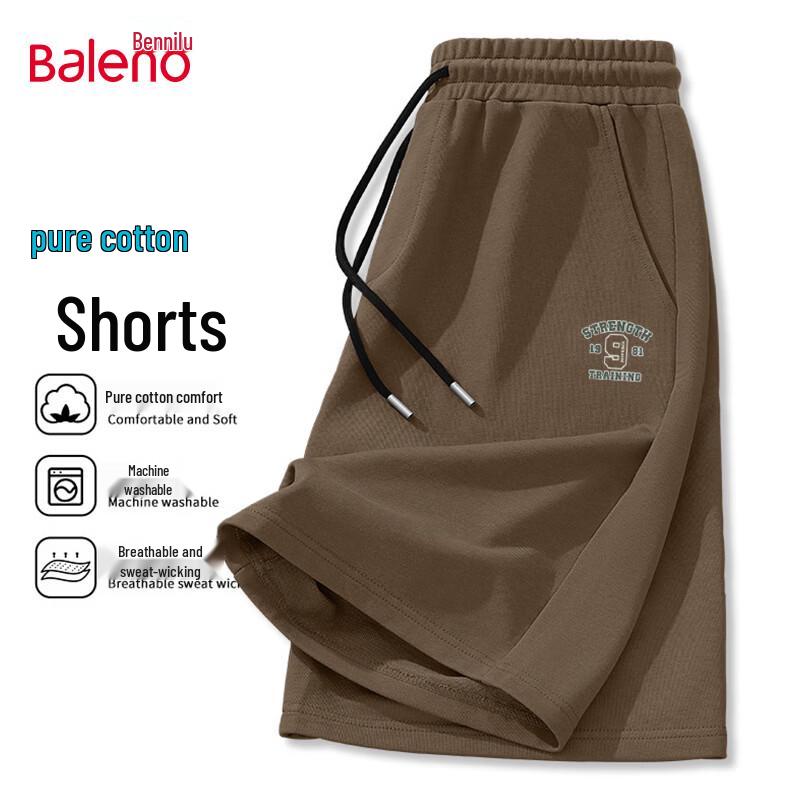 Baleno Men s Cotton Casual Loose-Fit Shorts 2XL