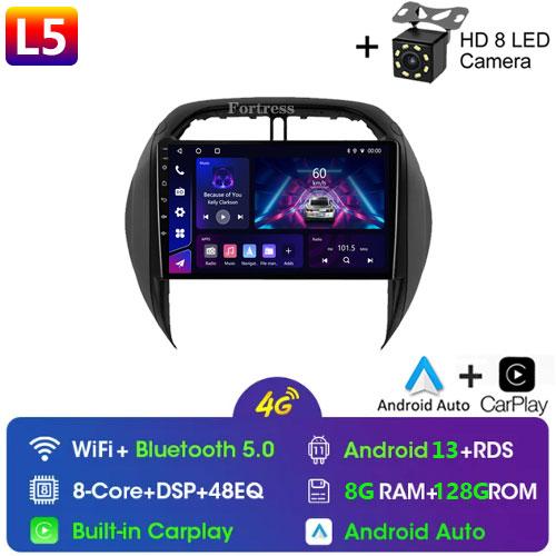 For Toyota RAV4 RAV 4 2003 2004 2005 Car Radio Android Multimedia Video Player Navigation GPS Carplay Touch Screen Auto Stereo