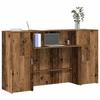 VidaXL Reception Desk Old Wood 180x50x103.5cm Engineered Wood, Reception Counter, Salon Reception, Counter 3324212