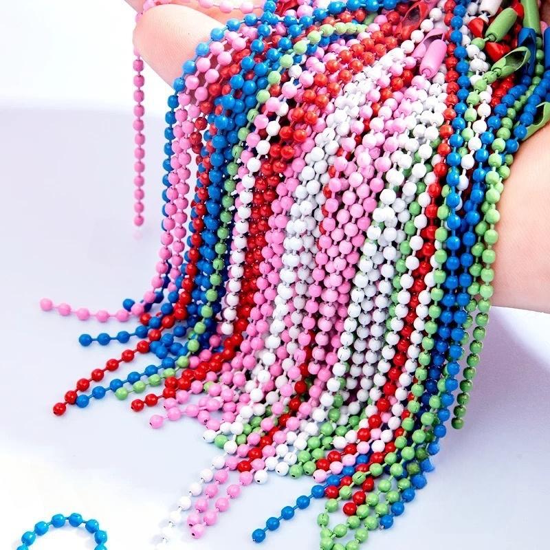 

5-50pcs Bead Chains Anti Drop Covers Invisible Transparent Card Chain Anti Drop Keyrings Protection Cover Anti Drop Artifact 10PCS