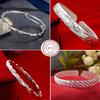 Nouveaux bracelets originaux romantiques en argent sterling 925 Gypsophile étoile pour femmes bracelets mode accessoires de fête mariage Zircon