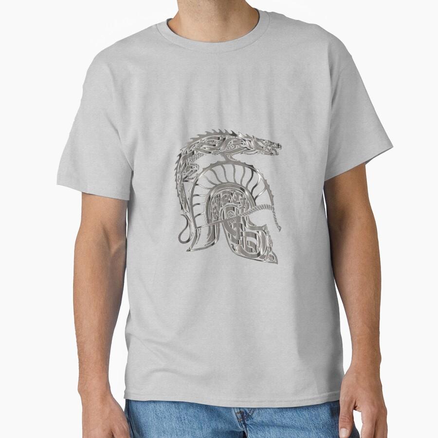 Spartan Warrior Helmet Ancient Greece This Is Sparta T Shirt for Men Large Size Adult Tops S-6XL