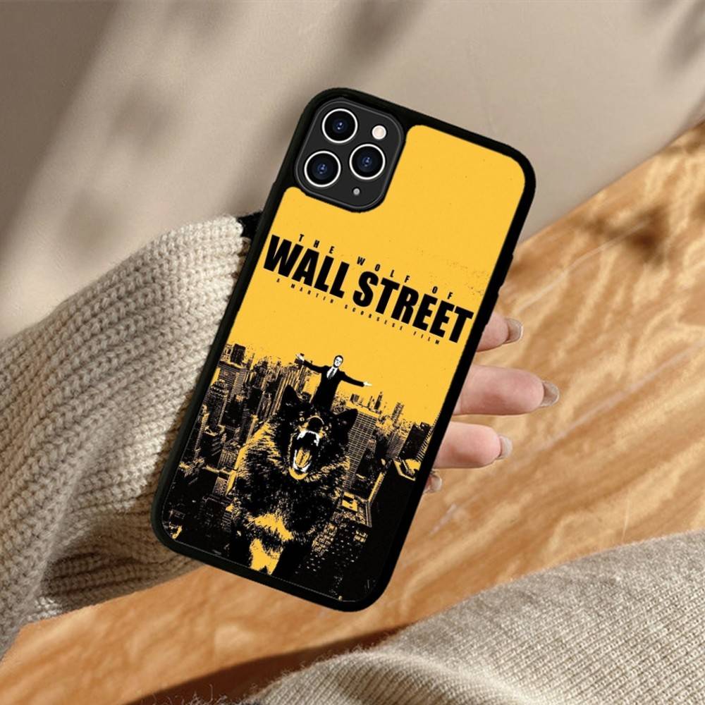 TV The W-Wolf Of W-Wall S-Street For IPhone 17 16 Pro Max Air 15 14 13 12 Mini Plus 11 Hard PC+TPU Phone Back Cover