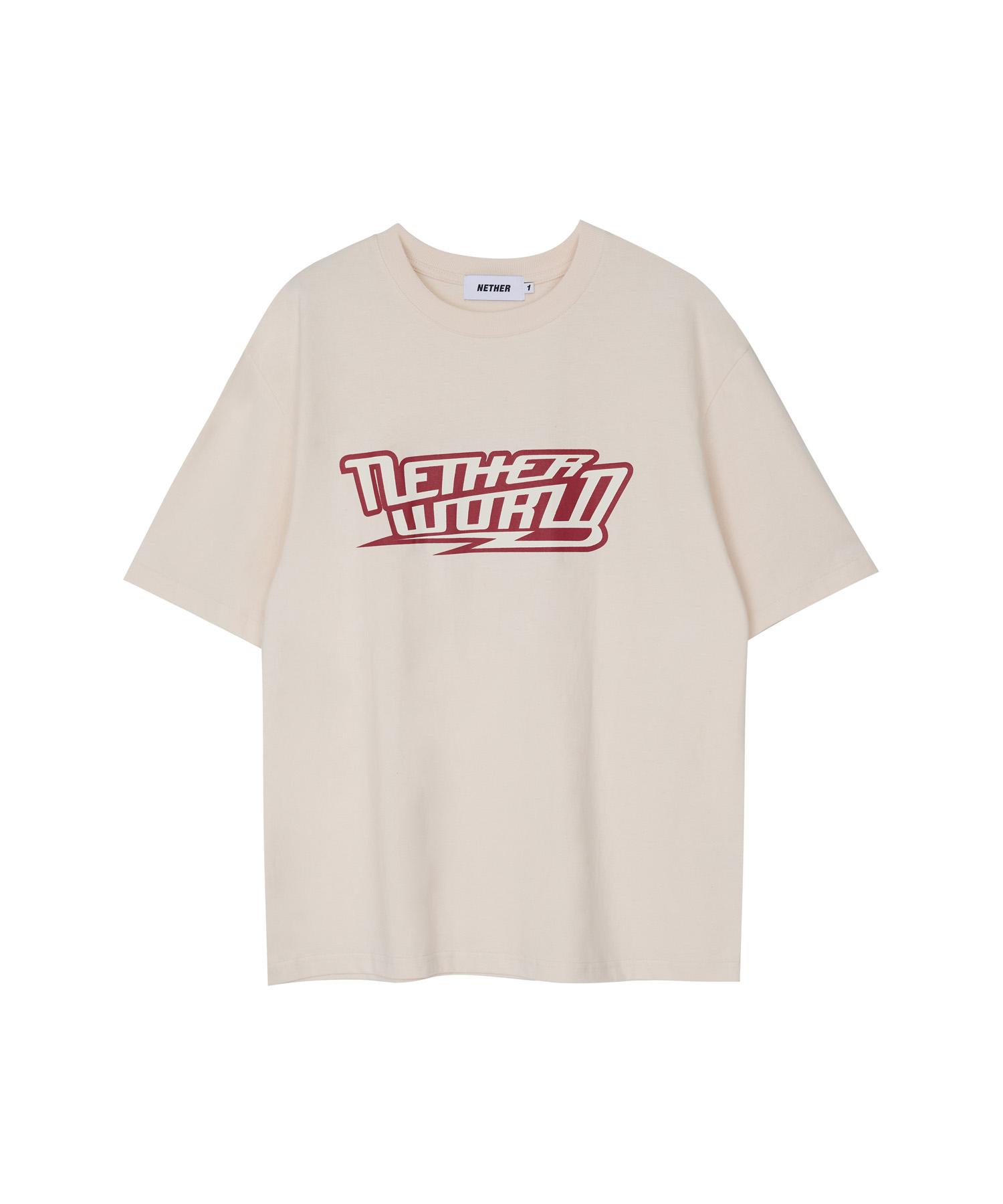 Netherworld Netherworld Lightning Logo T-Shirt Natural 2/Free