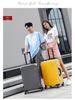 Ultralight Leather Trolley Suitcase with Silent Universal Wheels, Large Capacity & Combination Lock - New Style with Free Shipping