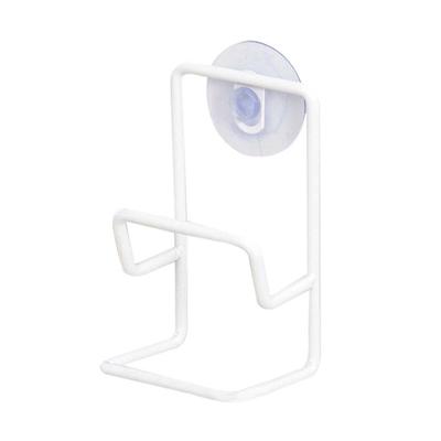 Suction Cup Double-layer Sink Iron Rack Caddy Kitchen Sundries Soap Towel