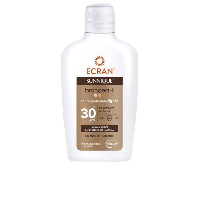 Ecran Sunnique Broncea+ Beskyttende melk SPF 30 200 ml