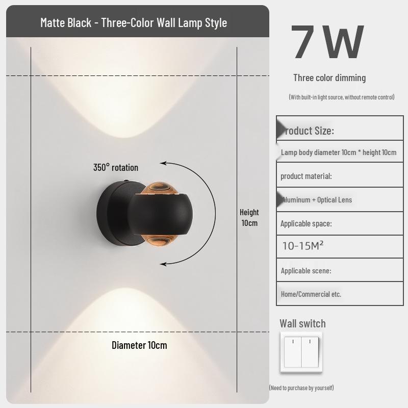 Modern Cream-Style Wall Lamp for Bedroom and Living Room