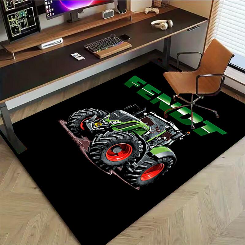 Fendt Tractor Powerhouse Carpet For Playroom Bedroom Living Room Sofa Home Decorkids Game Area Rug Nonslip Floor Mat