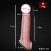 Sexual Tools Reusable Condom Cock Sleeve Soft Silicone Condom Enlargement Penis Sleeve Realistic Penis Extender Sex Toy for Men