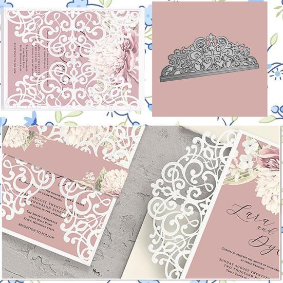 Lace Edge Cover Metal Cutting Dies DIY Scrapbooking Paper Cards Album Stencil
