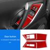 Carbon Fiber Trim For Nissan GTR R35 2008-2016 Door Window Lifter Button Switch Control Panel Cover StickerCar Interior Styling