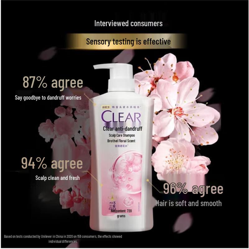 Clear Women's Sakura Blossom Shampoo & Sports Shower Gel Set