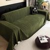 Chenille Cat-Scratch Resistant Sofa Throw - All-Season, High-End Feel, Fully Wrapped, Dirt-Resistant Blanket Cover
