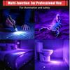 395nm Portable Clip-on Mini Ultraviolet Torch,Aluminum Alloy Blacklight for Pet UrineStains Indoor Outdoor Inspection Tool