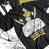 Anime Thorkell Vinland Saga Askeladd Graphic Black Tshirt Size S4XL