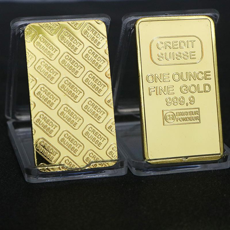 European USA Euro Gold Bar Fine Gold Commemorative Bullion Bar Collection