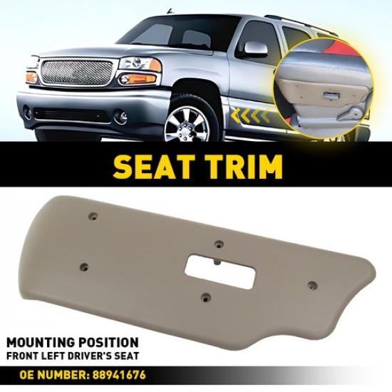 Seat Switch Bezel For 2003-2007 Chevy Silverado GMC Serria Front Driver Tan EOOH