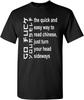 Funny Chinese Read Sideways T-shirt