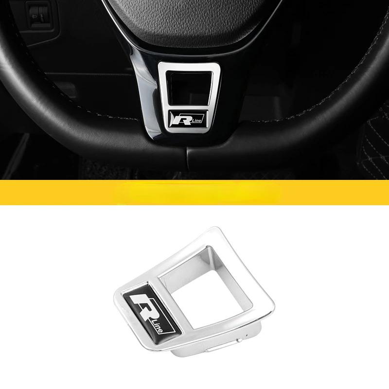 

Для VOLKSWAGEN VW Стайлинг Автомобиля Накладки на Руль Наклейки Аксессуары Для Volkswagen GOLF 7 GTi MK7 POLO 2014 2015 Руль W