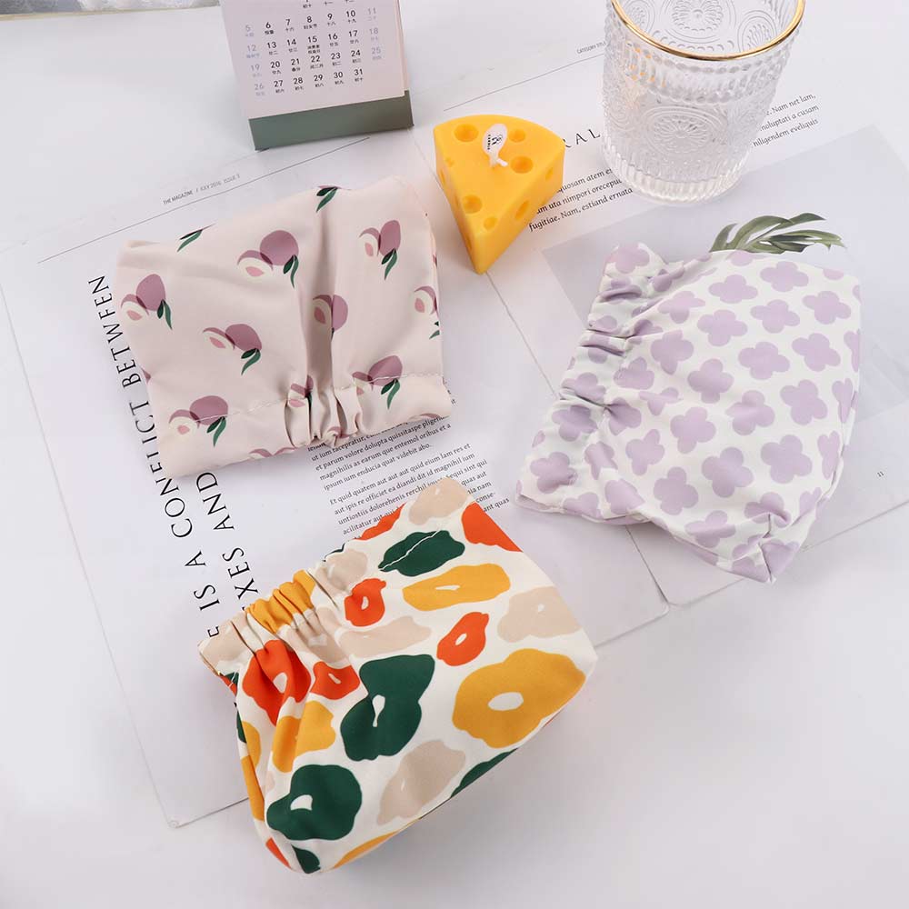 Data Cable Storage Bag Coin Purse Lipstick Cosmetic Bag Women Change Storage Bag Leaf Spring Bag