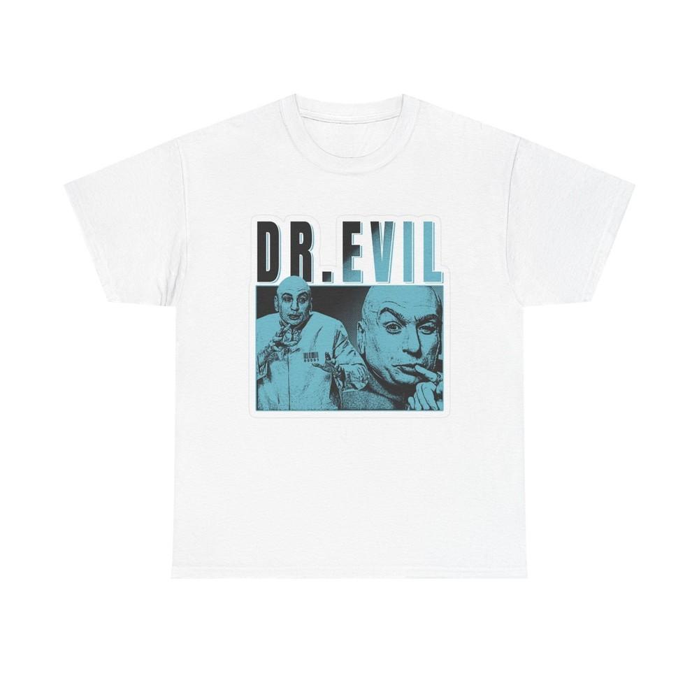 Dr Evil Graphic T Shirt Funny Austin Powers Movie Unisex Heavy Cotton Tee Unisex T-Shirt XL